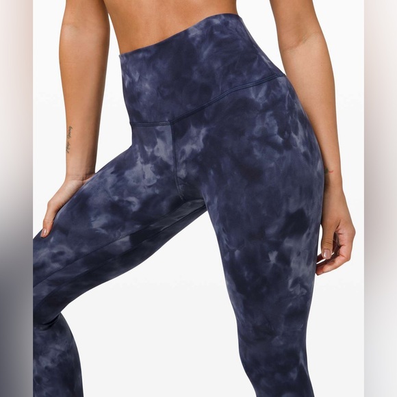 Lululemon Align High-Rise Women's 25” Diamond Dye Asphalt Grey True Navy - Picture 2 of 12